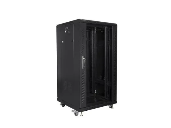 Lanberg - Rack kabinet - sort, RAL 9004 - 22U - 19