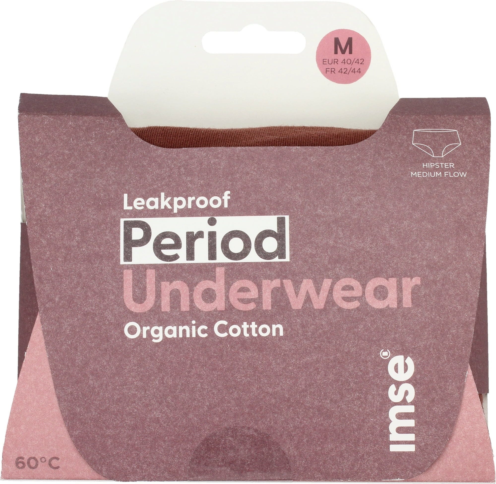 Imse  Hipster Periodenslip Medium Flow Braun, S