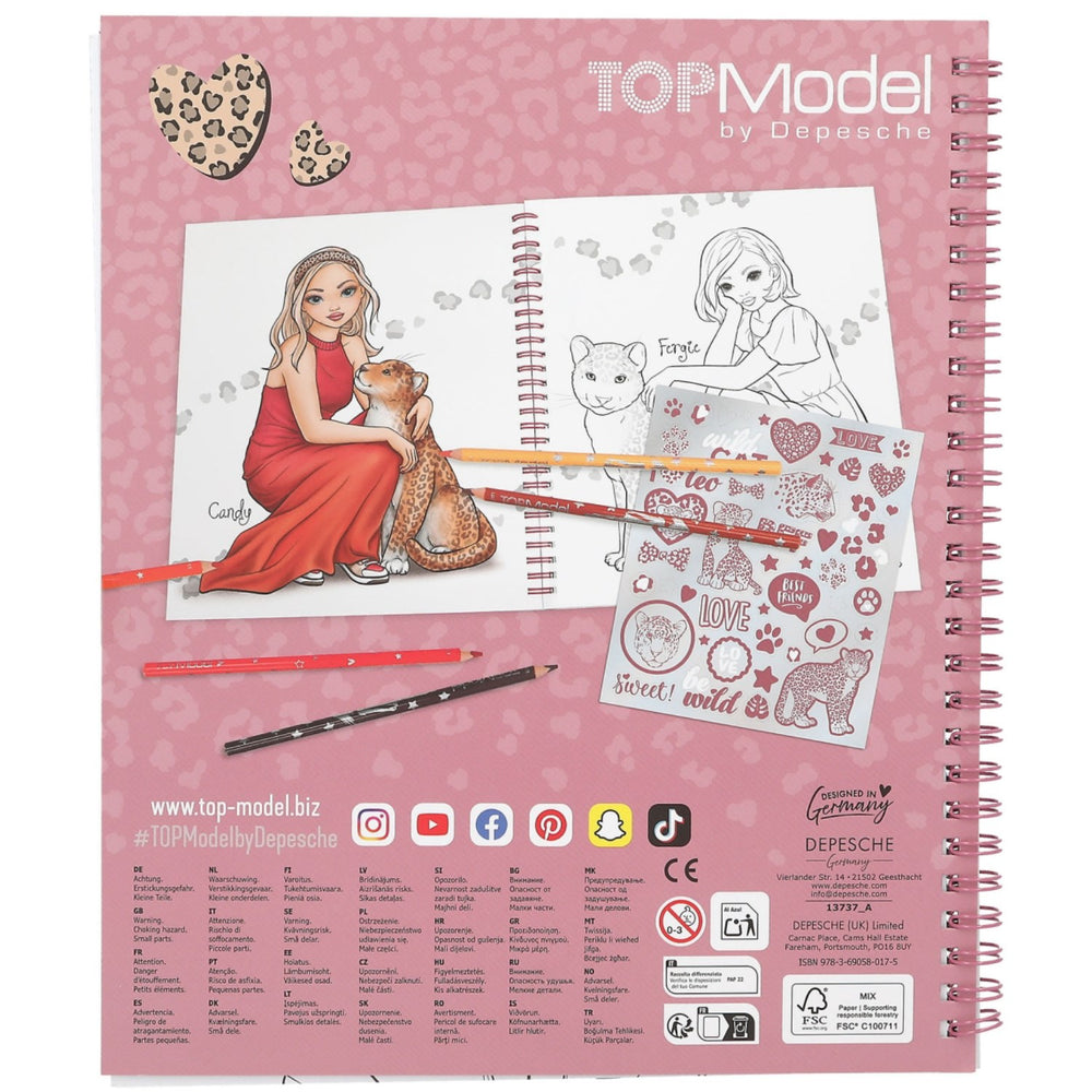 Køb TOPModel Leoheart Malebog