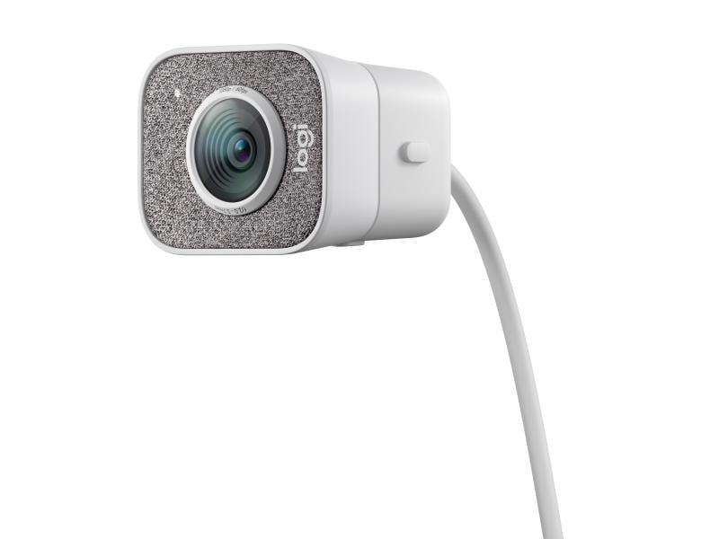 Logitech Webcam StreamCam Weiss Full-HD Streaming Webcam mit USB-C Anbindung