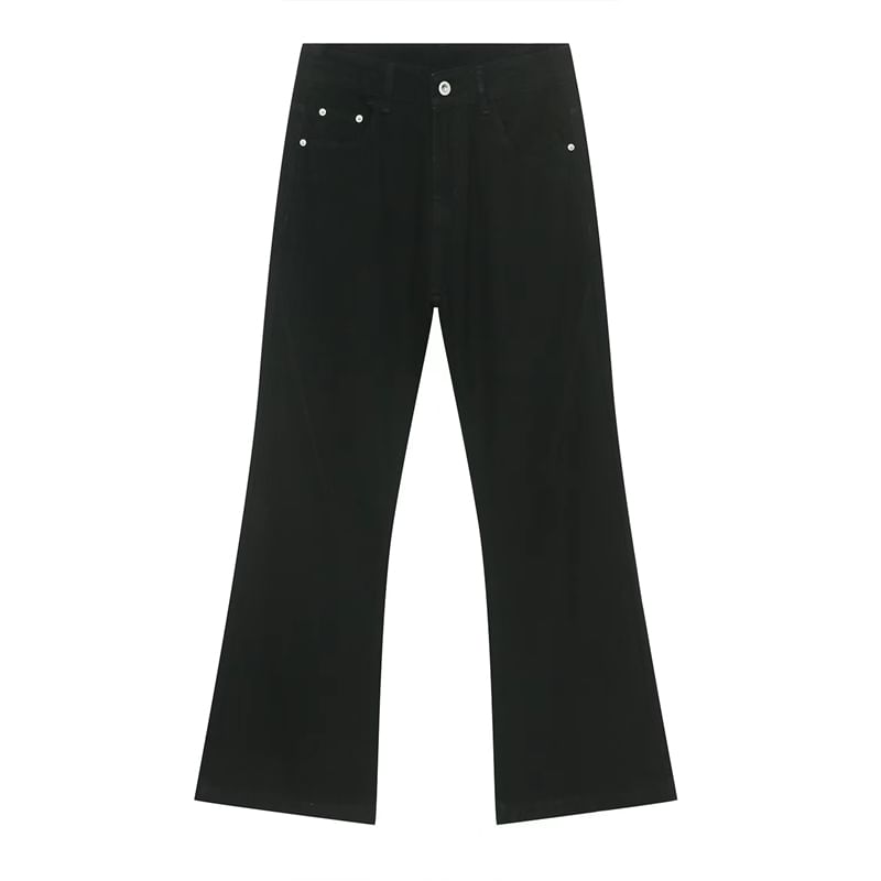 Maviyn - Mid Rise Washed Bootcut Jeans