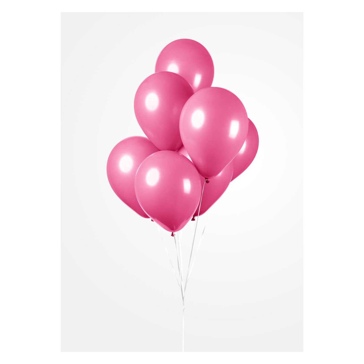 Ballonnen Hard Roze 30cm, 10st.