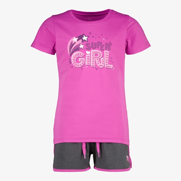 Osaga tweedelige meisjes sport set roze