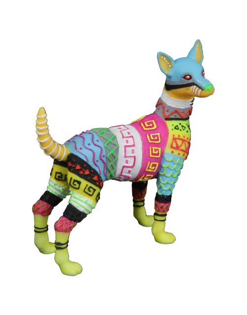 Aqua Della Dia De Los Muertos Hond - Aquarium - Ornament - 9.8x4.3x10.5 cm