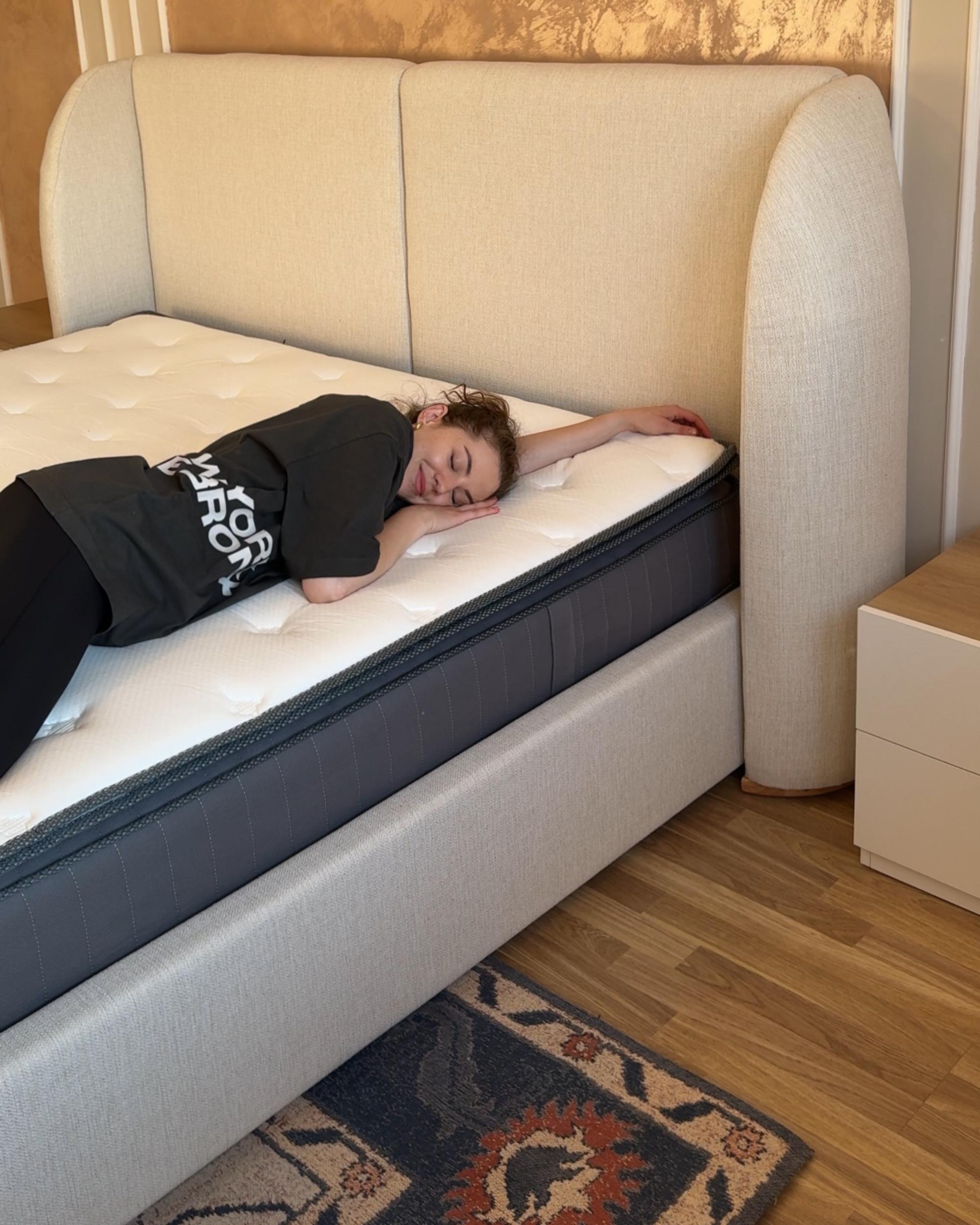 Pocketveringmatras met gel en traagschuim PLEASANT H2/3 Medium 180 x 200 cm
