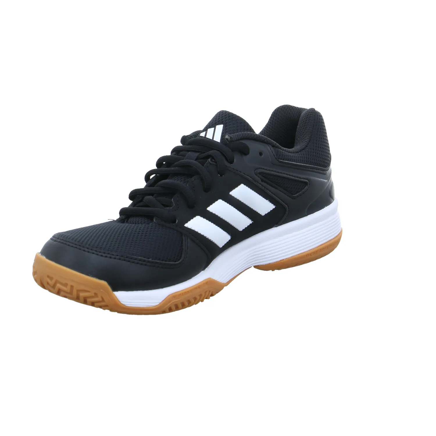 ADIDAS Indoor Freizeitschuh Schwarz Lederimitat