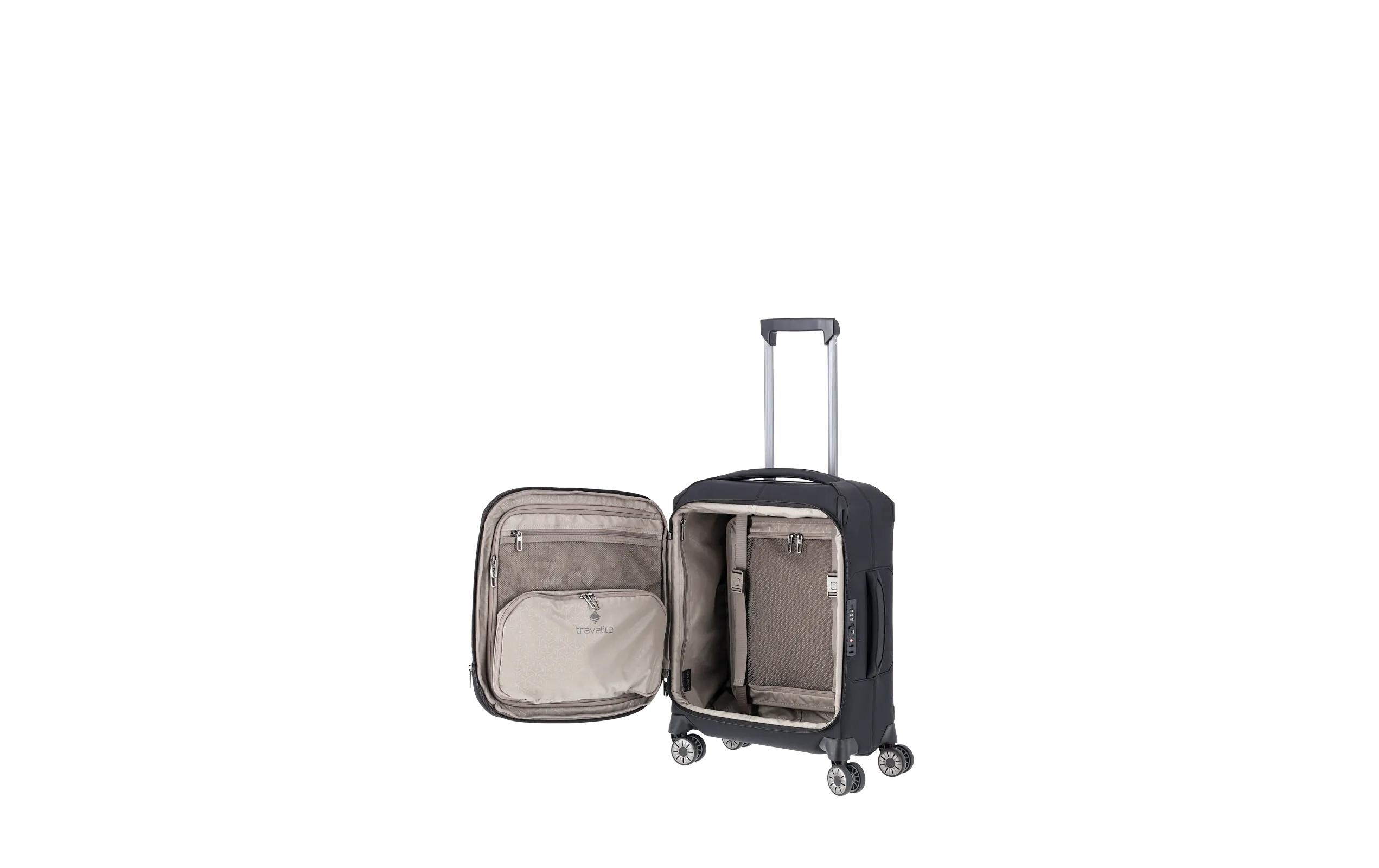 Priima Trolley S erweiterbar, Schwarz<br>Reisekoffer