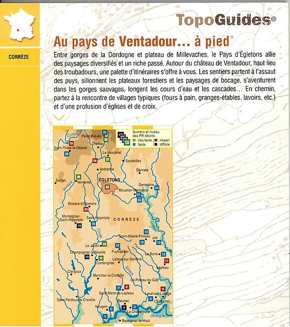 FFRP - P191 AU PAYS DE VENTADOUR A PIED FFRP
