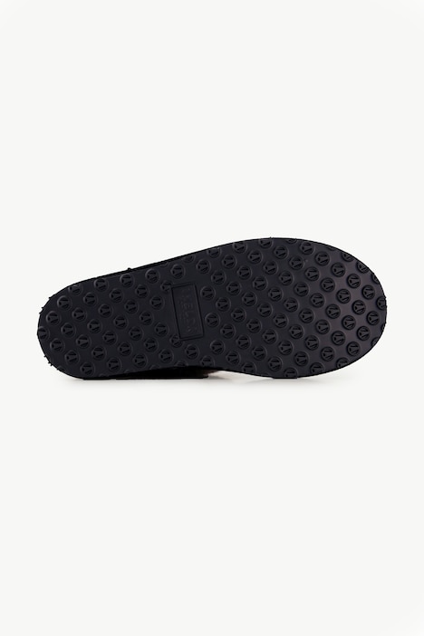 Lammfell-Schuh, Veloursleder, Lammfellfutter