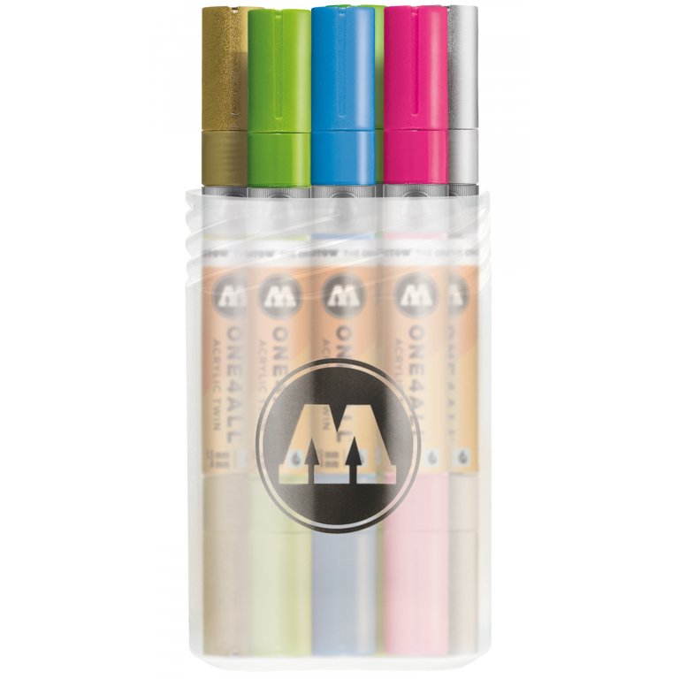 Molotow Lackmarker One4all Acryl Twin, 6er-Set