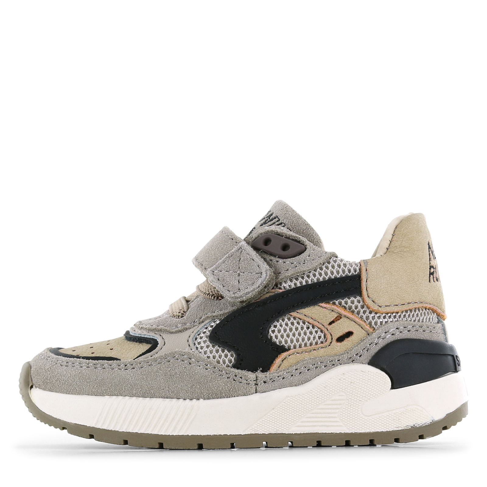 Shoesme taupe sneaker Mesh, Microfiber nubuck, Suède | Sale