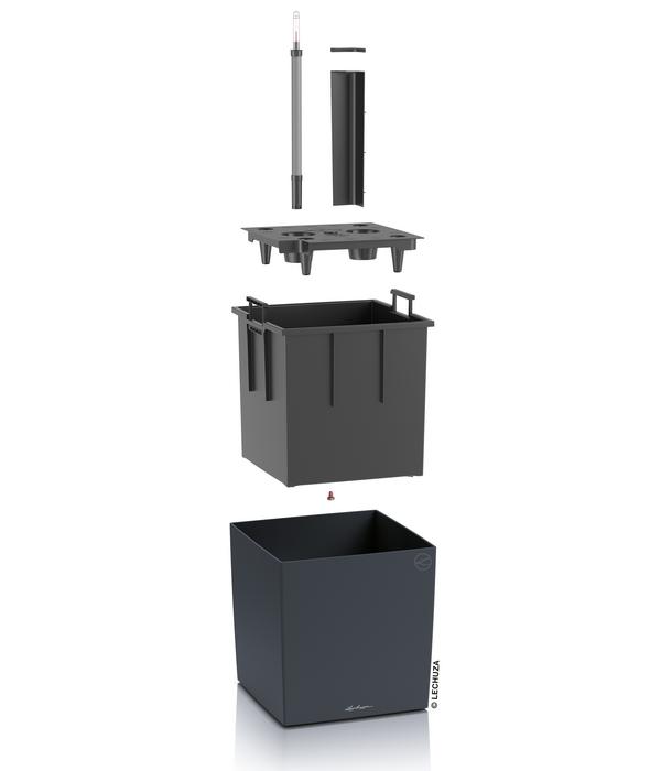 LECHUZA® Kunststoff-Topf Cube, rechteckig