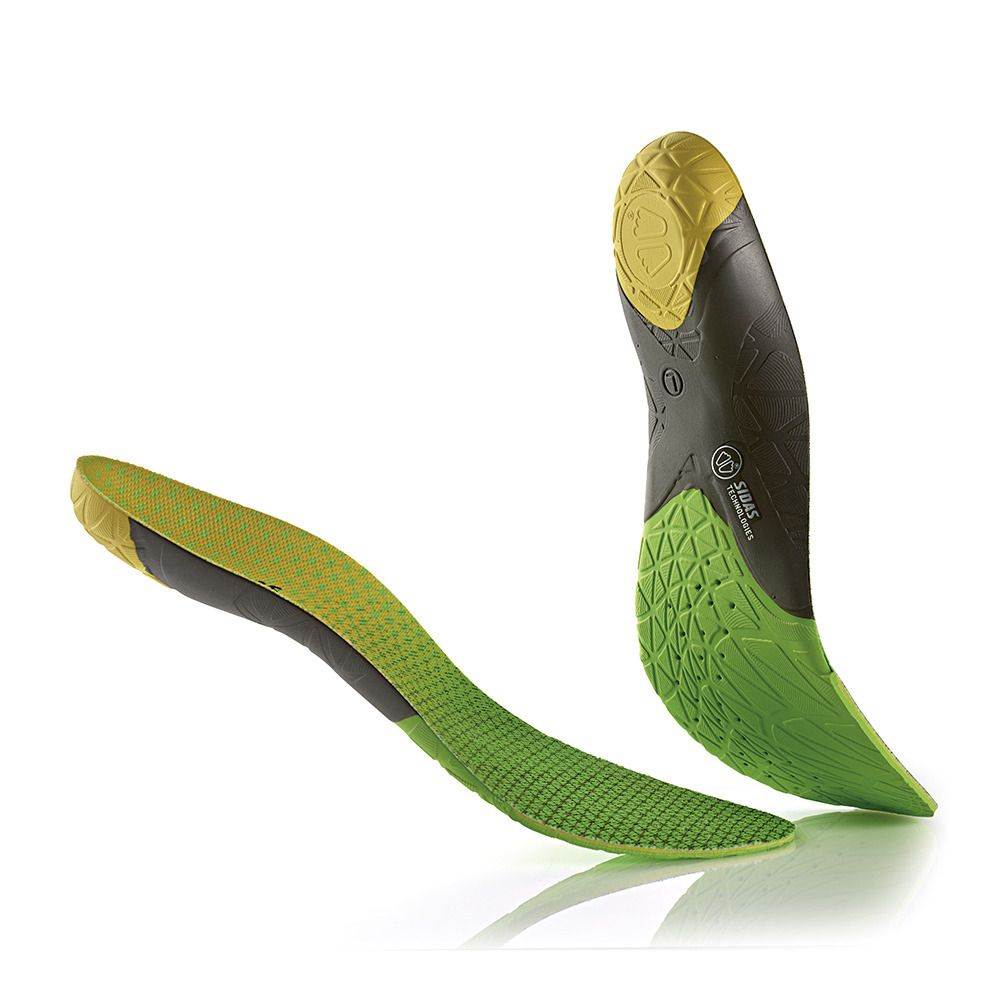 Sidas RUN 3D SENSE - Semelles green/black/yellow