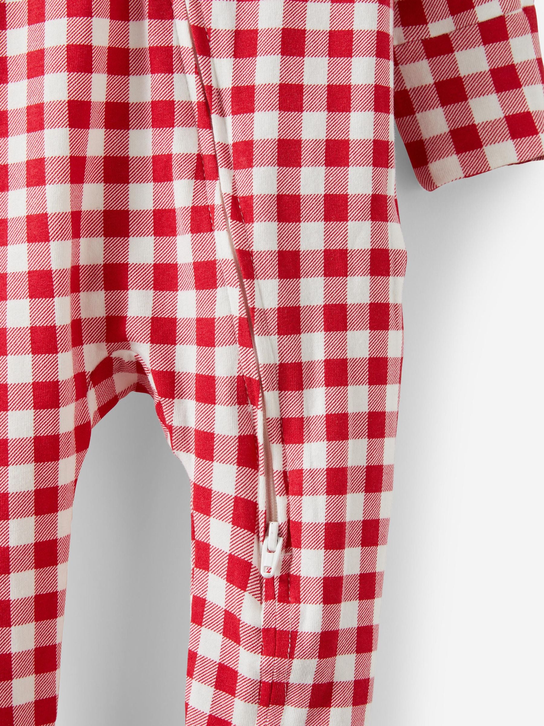 Rood - Cotton On Long Sleeve Zip Sleepsuit