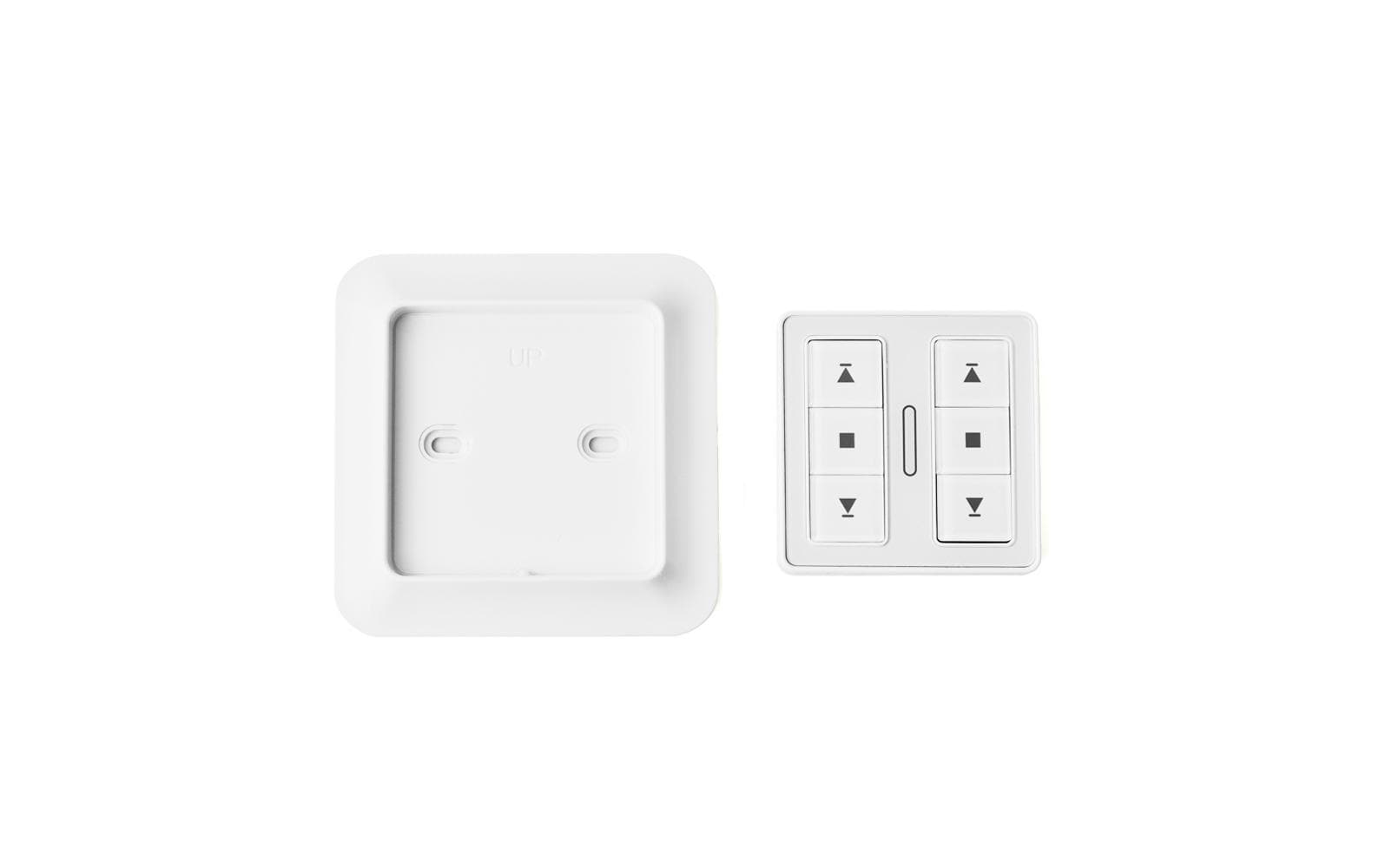 Smart Home Storen-Funktaster 2-KanalFunk-Handsender zur Steuerung von Rollläden und Markisten via KnockautX Plugin-Empfänger Multi STAK 3 / STAS 3