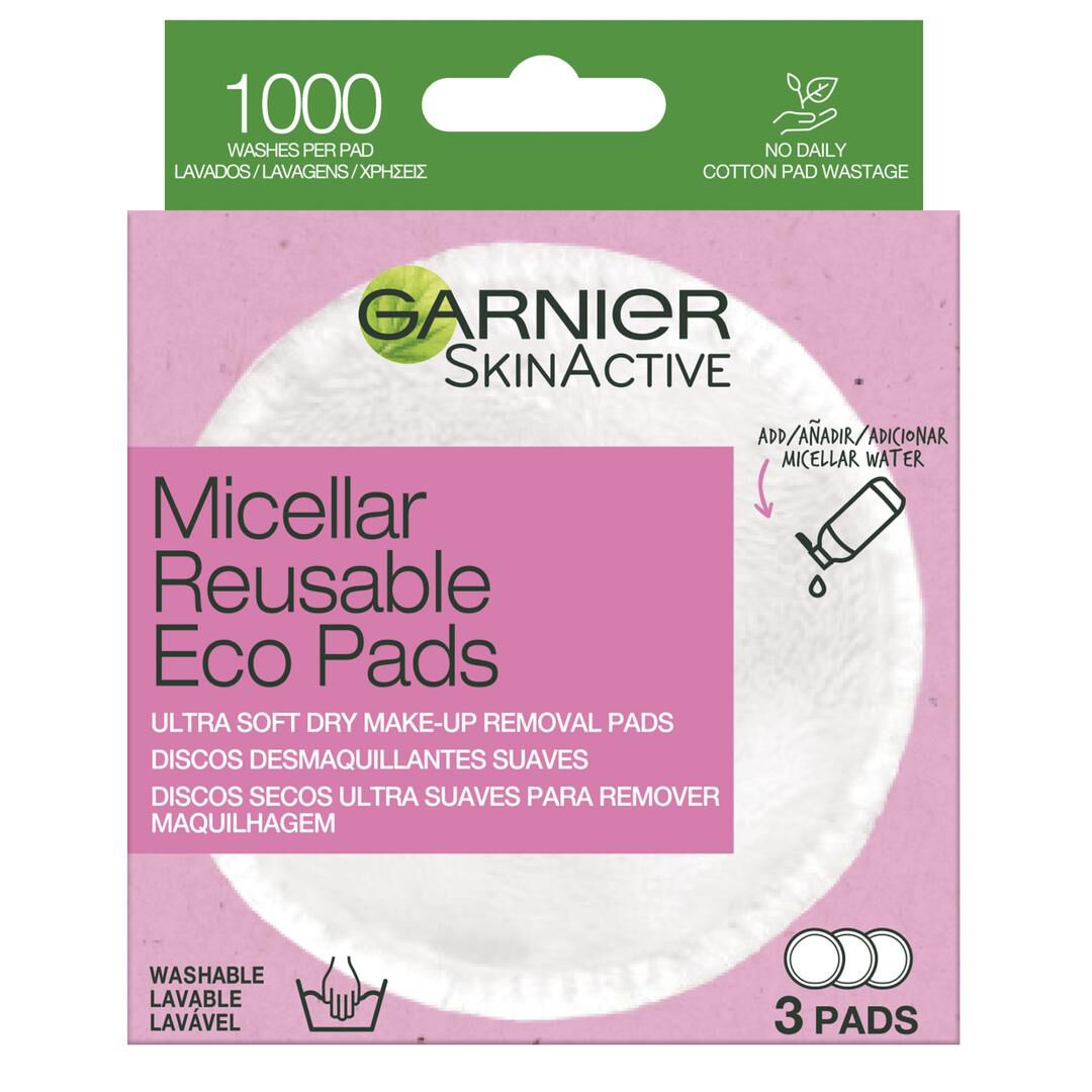 GARNIER  SkinActive - Discos Reutilizáveis para Remoção de Maquilhagem - 3un