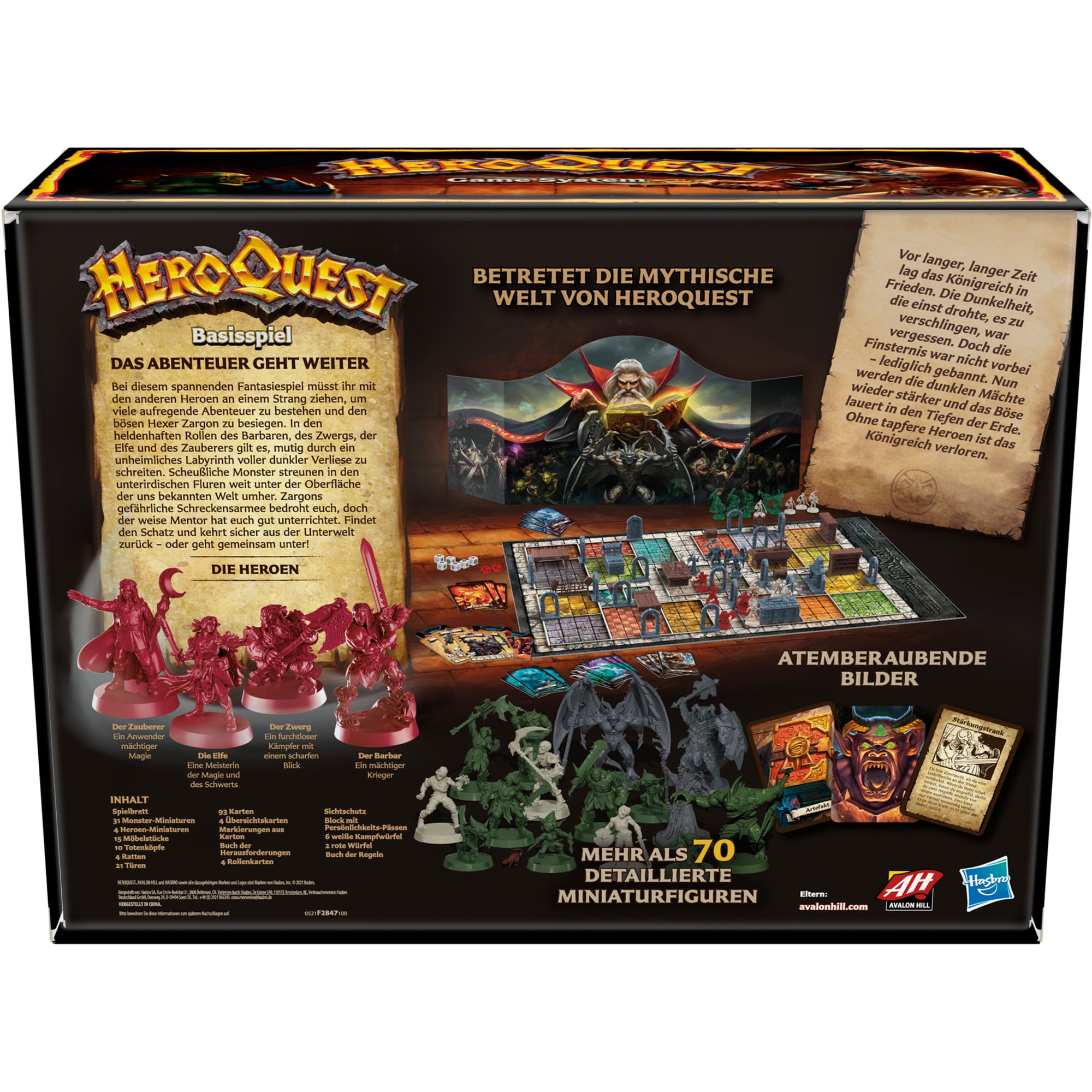Hasbro Brettspiel Avalon Hill HeroQuest