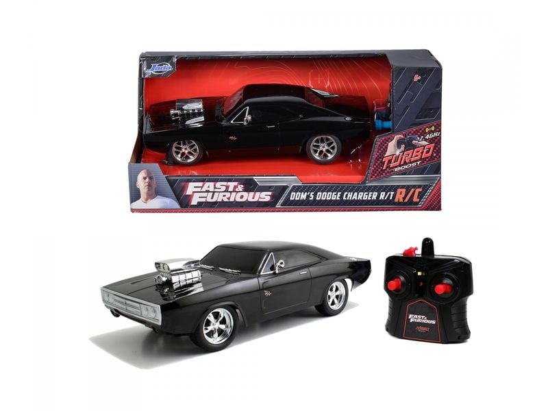 Jada Toys Dodge Charger 1970 Fast & Furious RTR, 1:24 Ferngesteuertes Auto aus Fast & Furious «Dom's Dodge Charger»