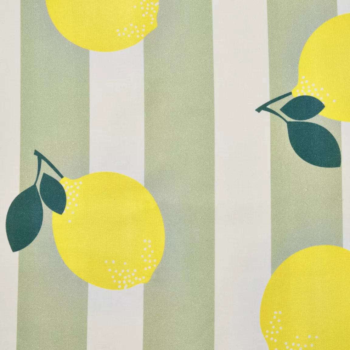 Nappe rectangulaire coton enduit (150 x 350 cm) Antibes Verte