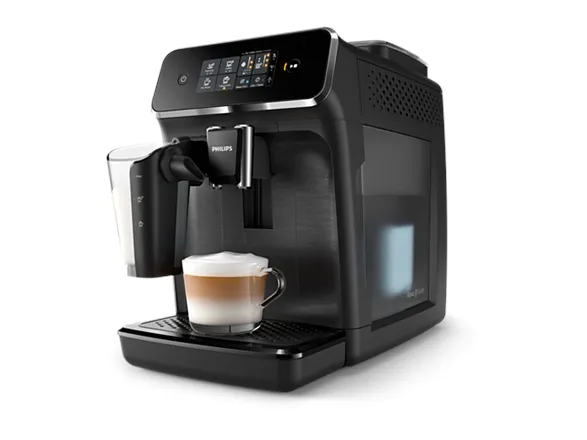 Philips Series 2200 EP2230 - Automatisk kaffemaskine med mælkeskummer - 15 bar - matsort