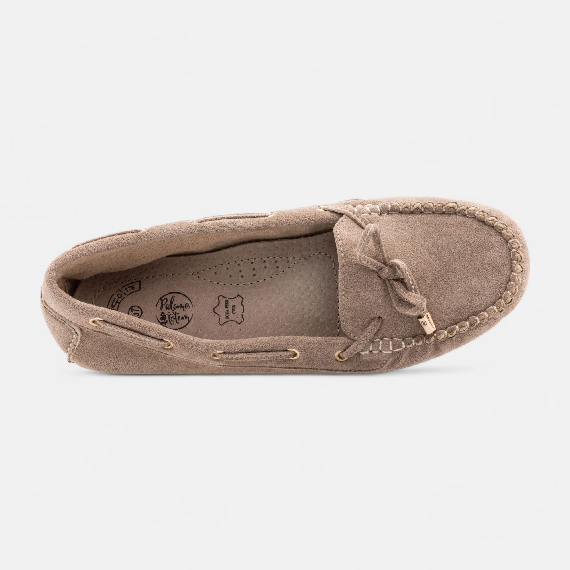 Mocassins Femme taupe