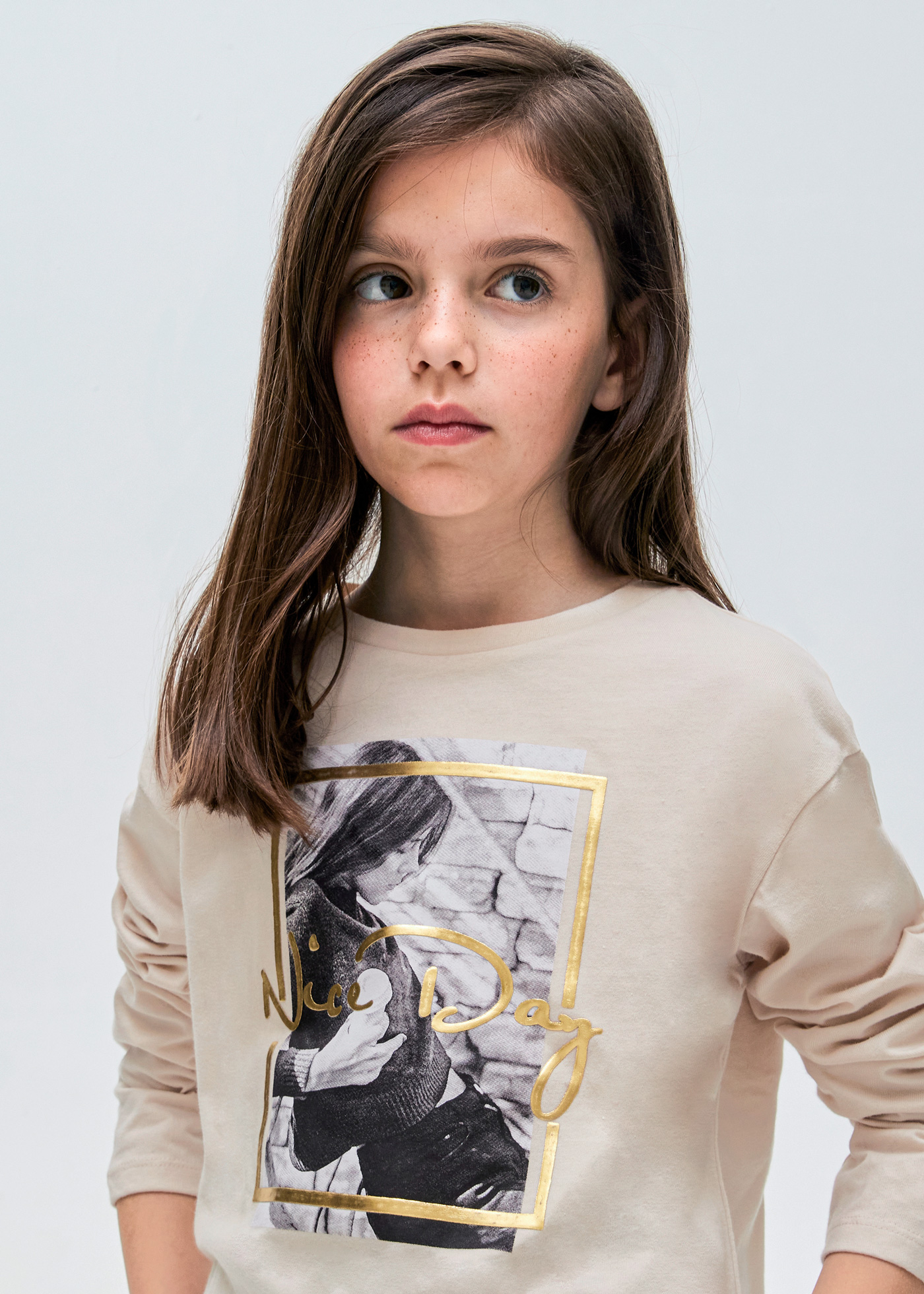 Camiseta estampada Better Cotton para meninas