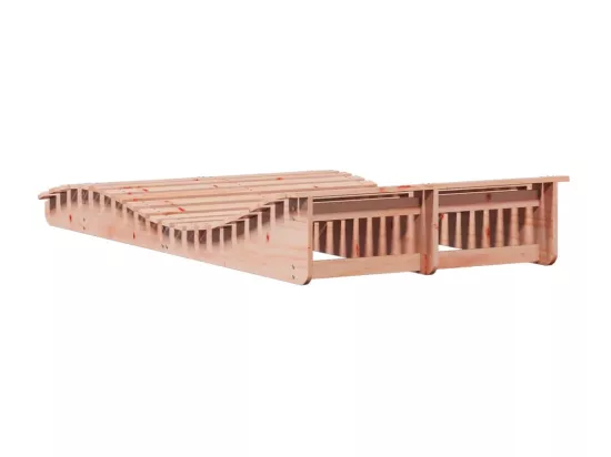 Chaise longue 205x110x31,5 cm bois massif de douglas
