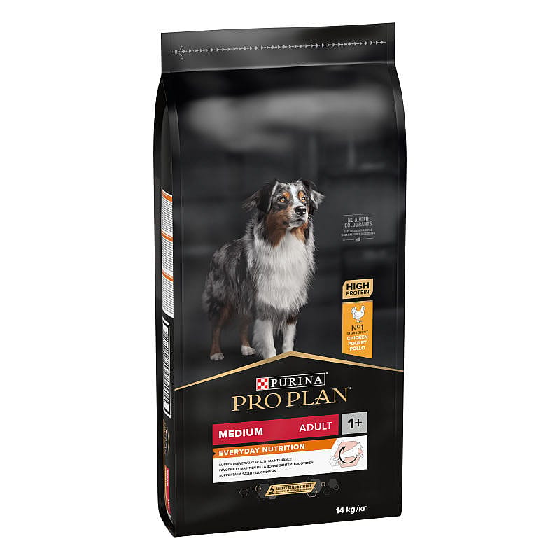 Purina Pro Plan Medium Adult Everyday Nutrition Hondenvoer Kip 14 kg | 12820