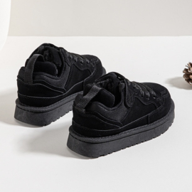 Cozy chunky sneakers - zwart
