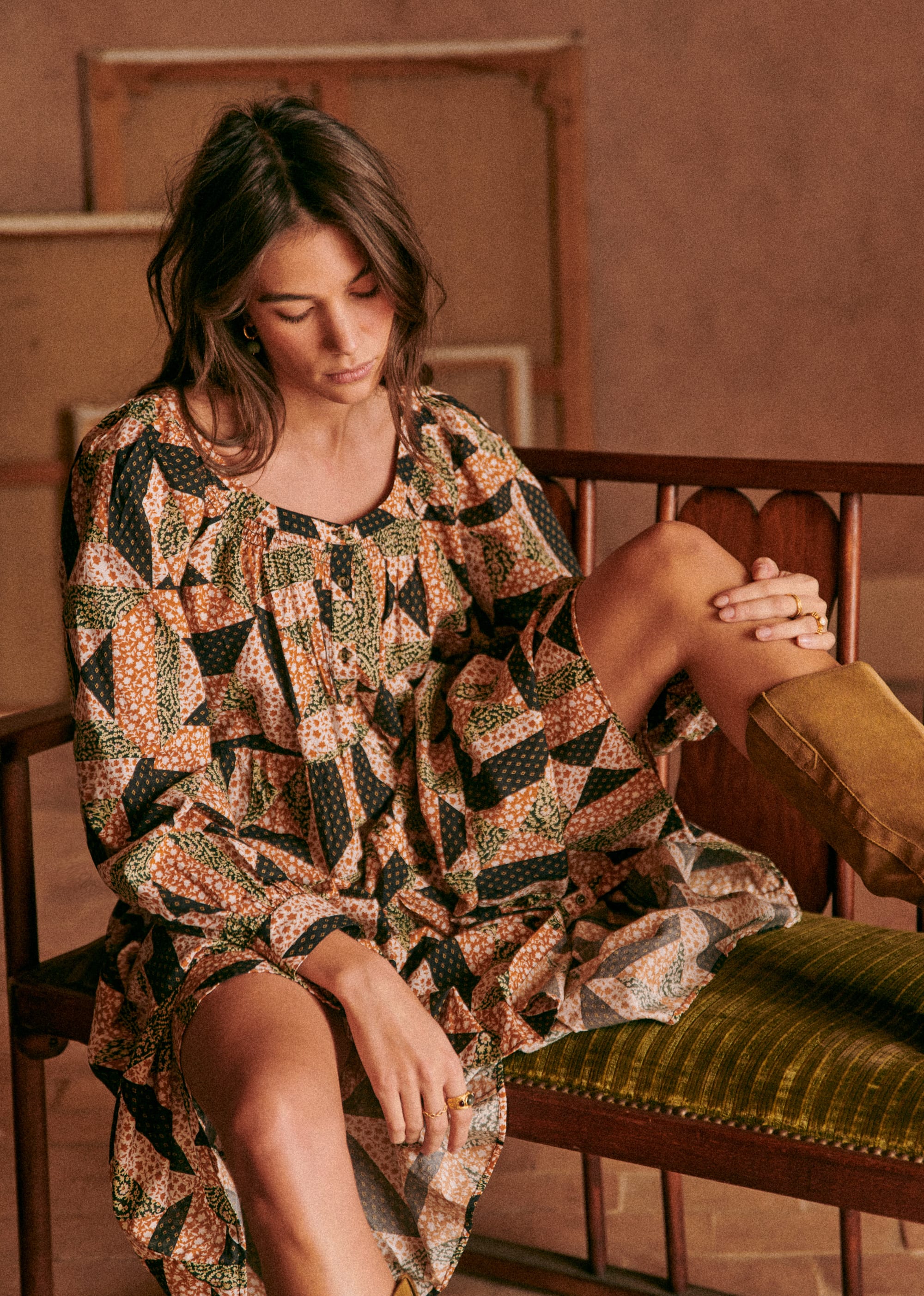 Robe Yuliana - Patchwork Graphique - E-SHOP/ROBES 5905181