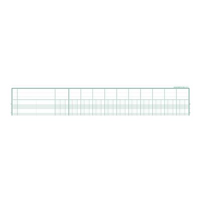 Exacompta - Piqûre comptable - 11 colonnes par page - 25 x 32 cm - 80 pages