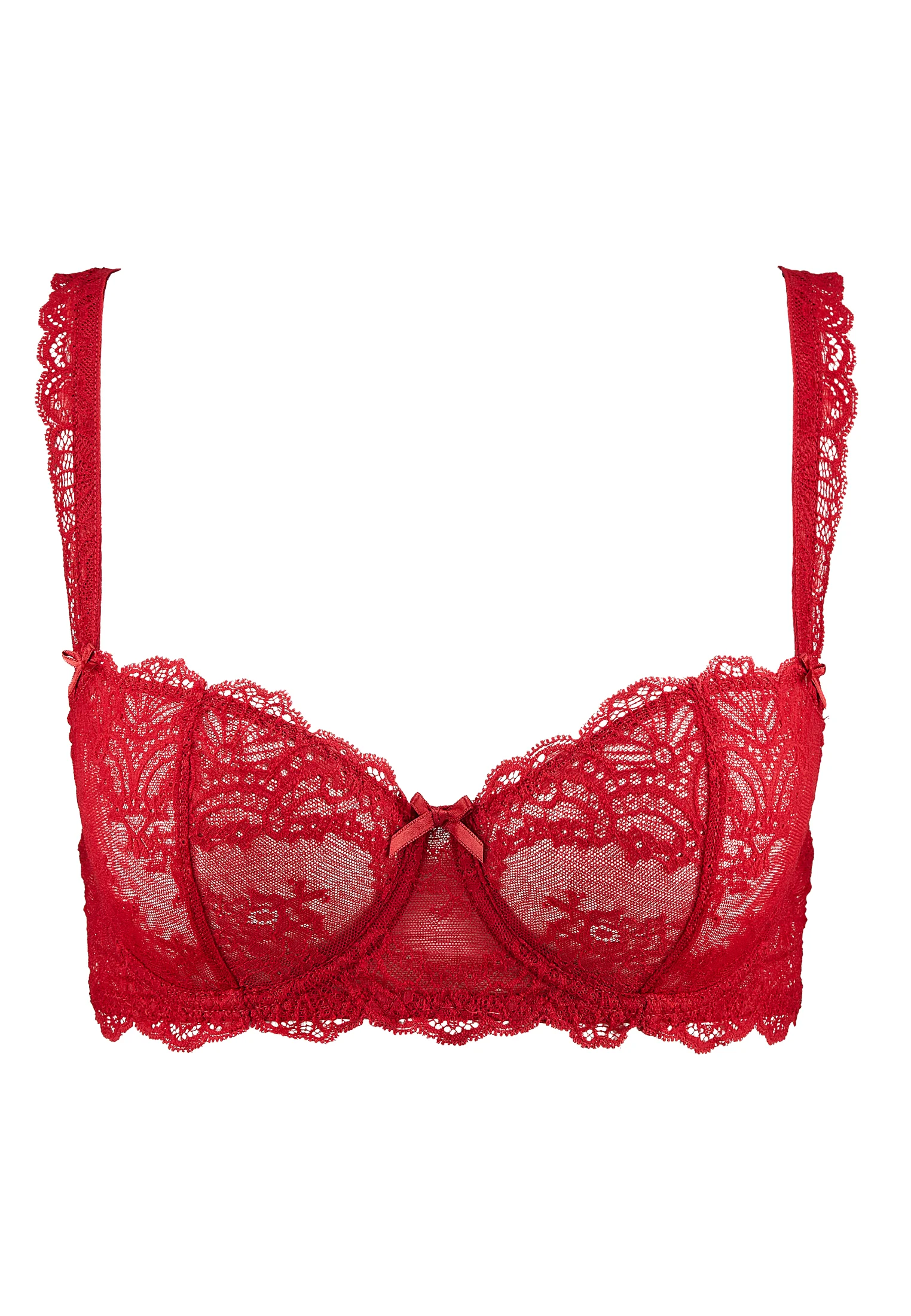 DANSE DES SENS - Soutien-gorge corbeille confort | Rouge