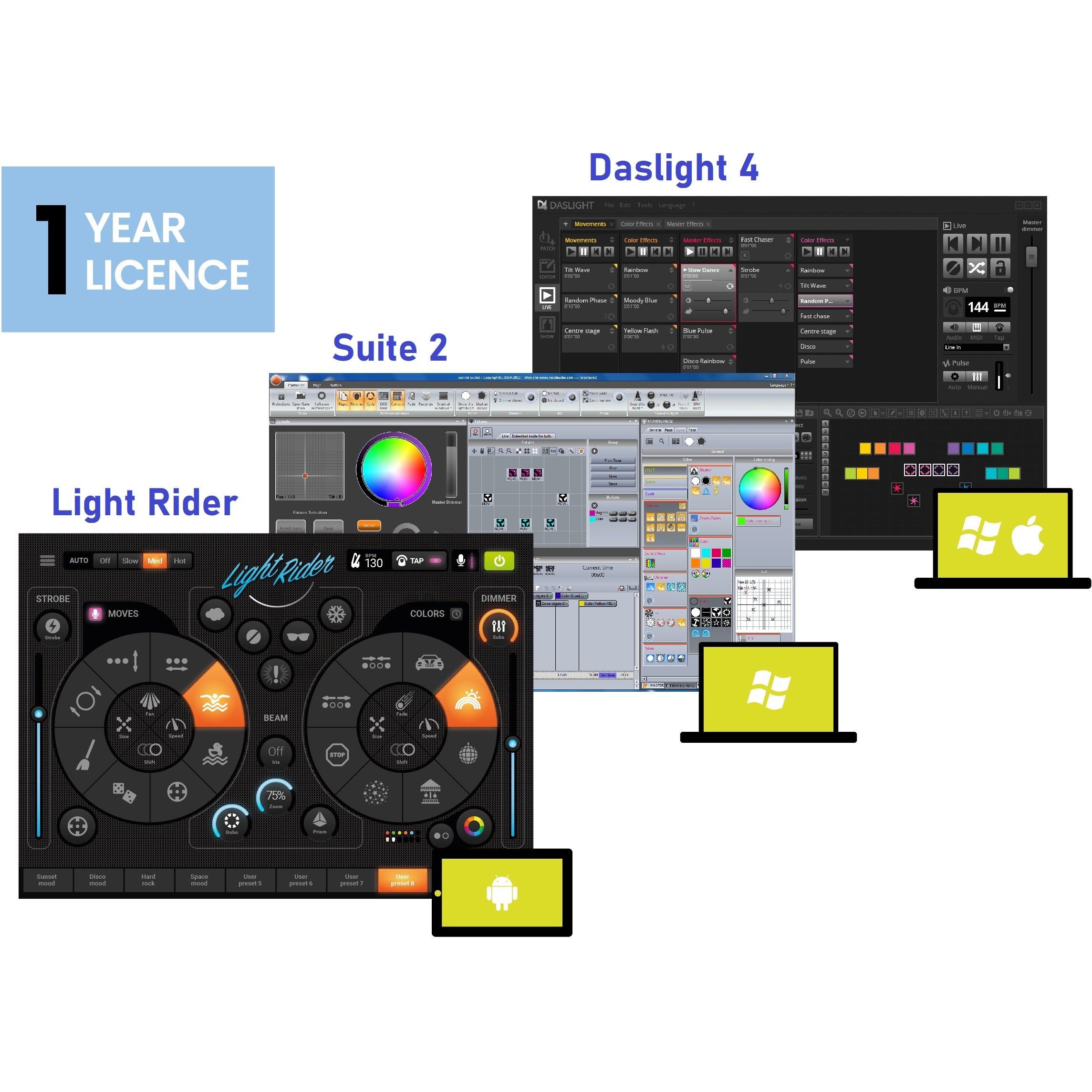 DMXsoft SUSHI-Z1 DMX interface en software