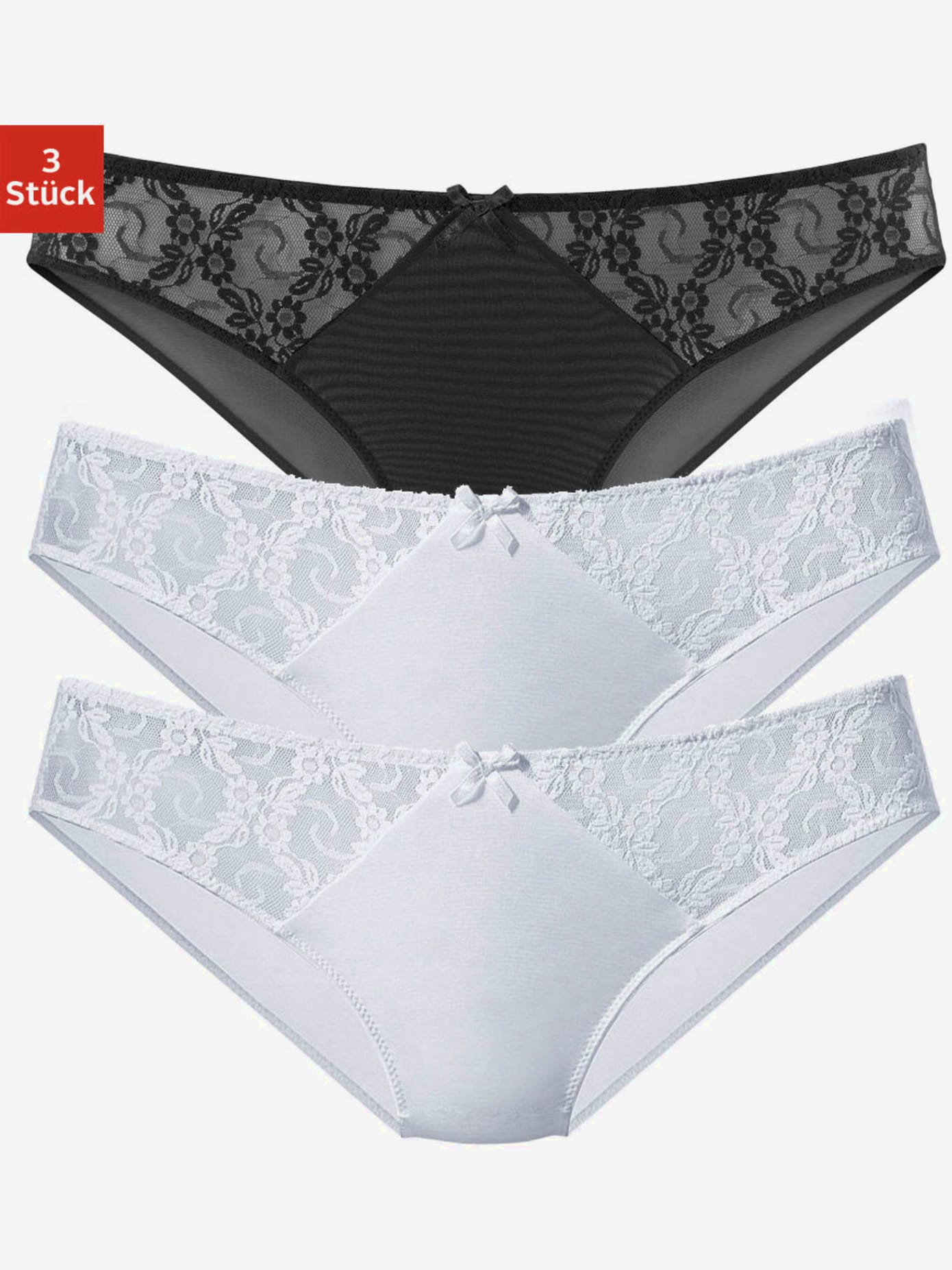 Slip dentelle jacquard
