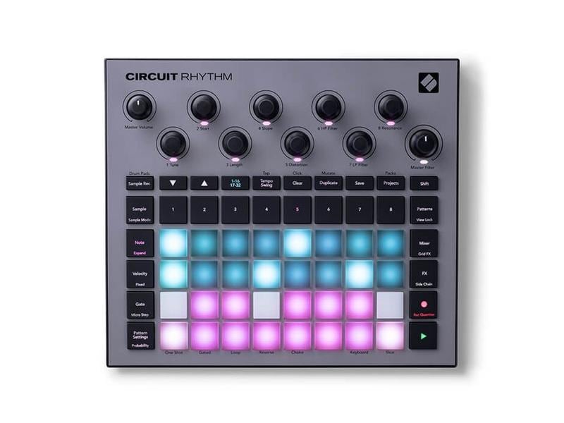 Novation Groove-Box Circuit Rhythm Sampling. Beatproduktion. Performance.