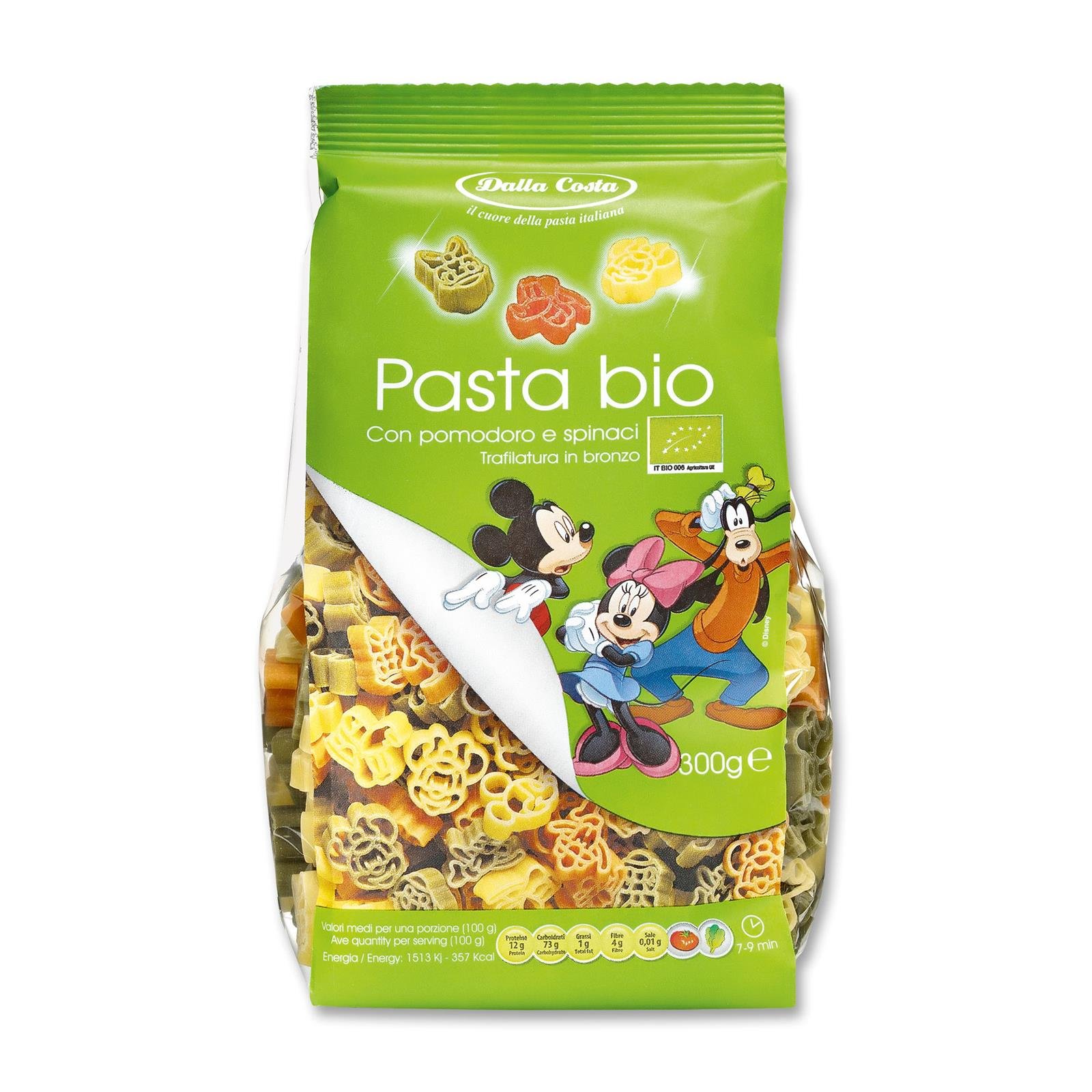 Dalla Costa Disney Mickey Mouse Bio Pasta