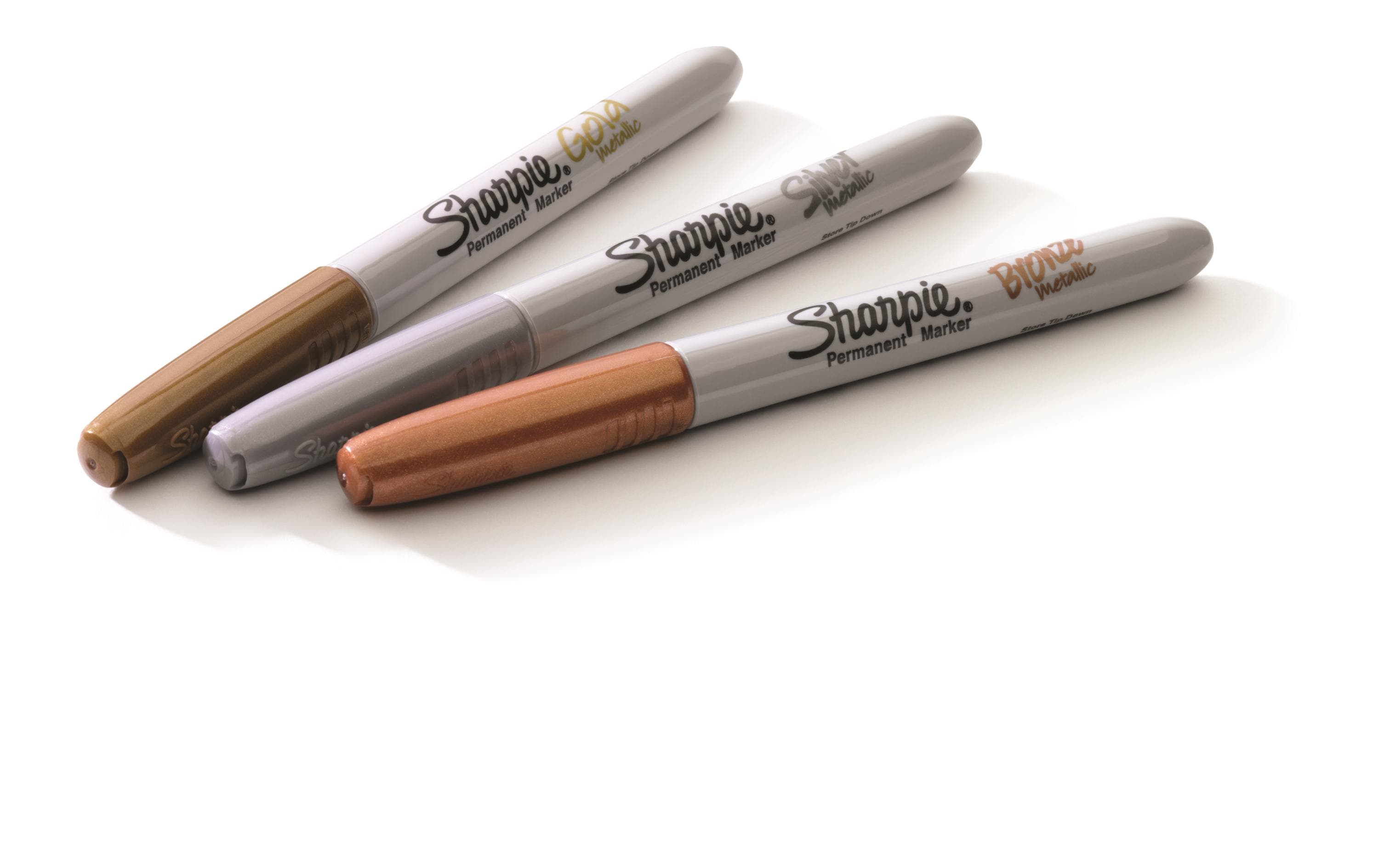 Permanent-Marker 3 Stück, MetallicMarker-Set
