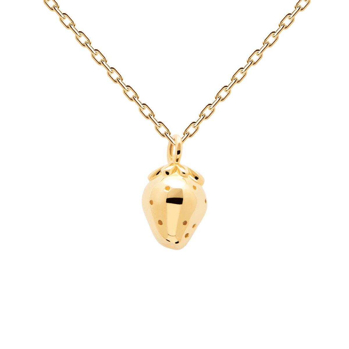 Collier PdPaola La Fraise doré