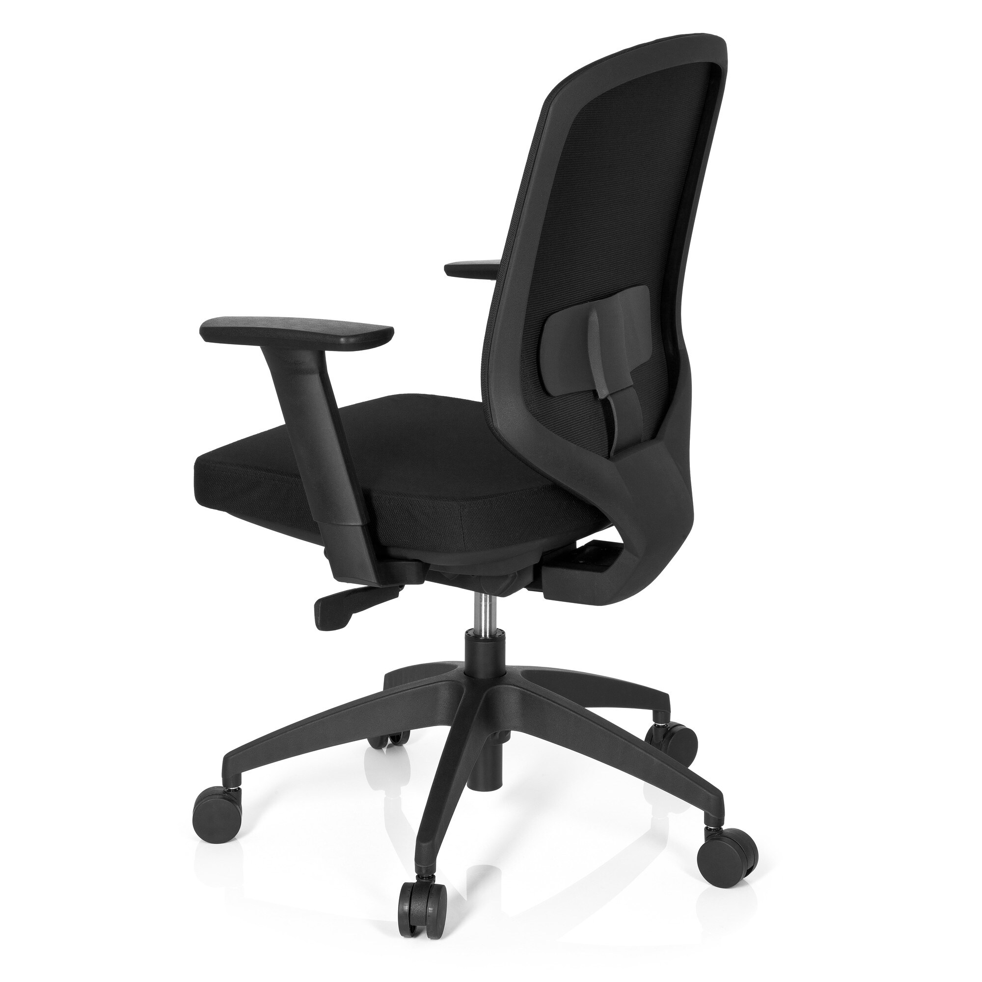 Profi Bürostuhl DELIGHT PRO Stoff/Netzstoff mit Armlehnen (höhenverstellbar) hjh OFFICE