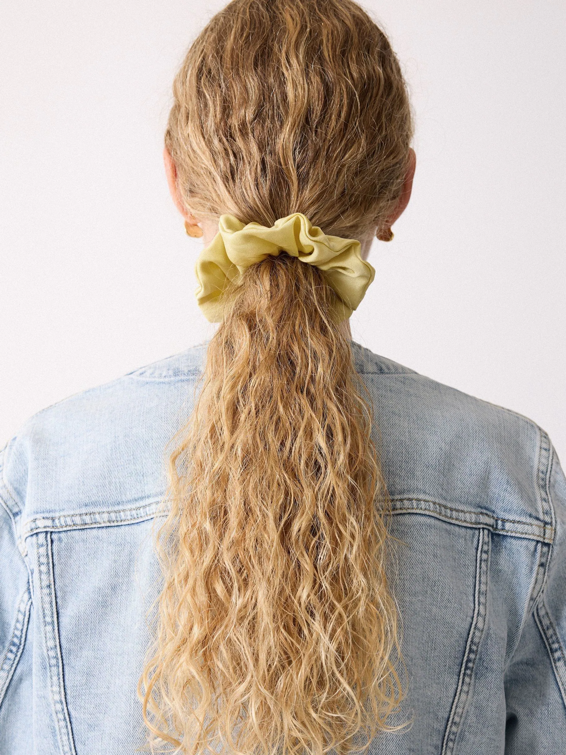 Jigsaw Satin Scrunchie