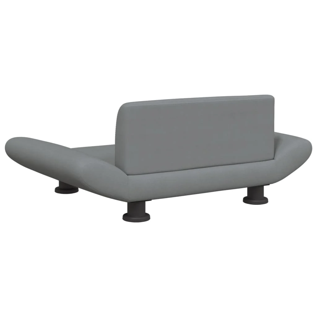 Cama para cães vidaXL em tecido cinza claro, 70x45x28 cm