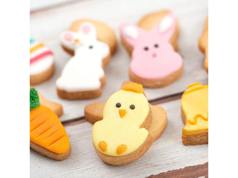 Decora Guetzli-Ausstecher 6 Stück, Ostern Mini Set Ausstechformen-Set mit Ostermotiven