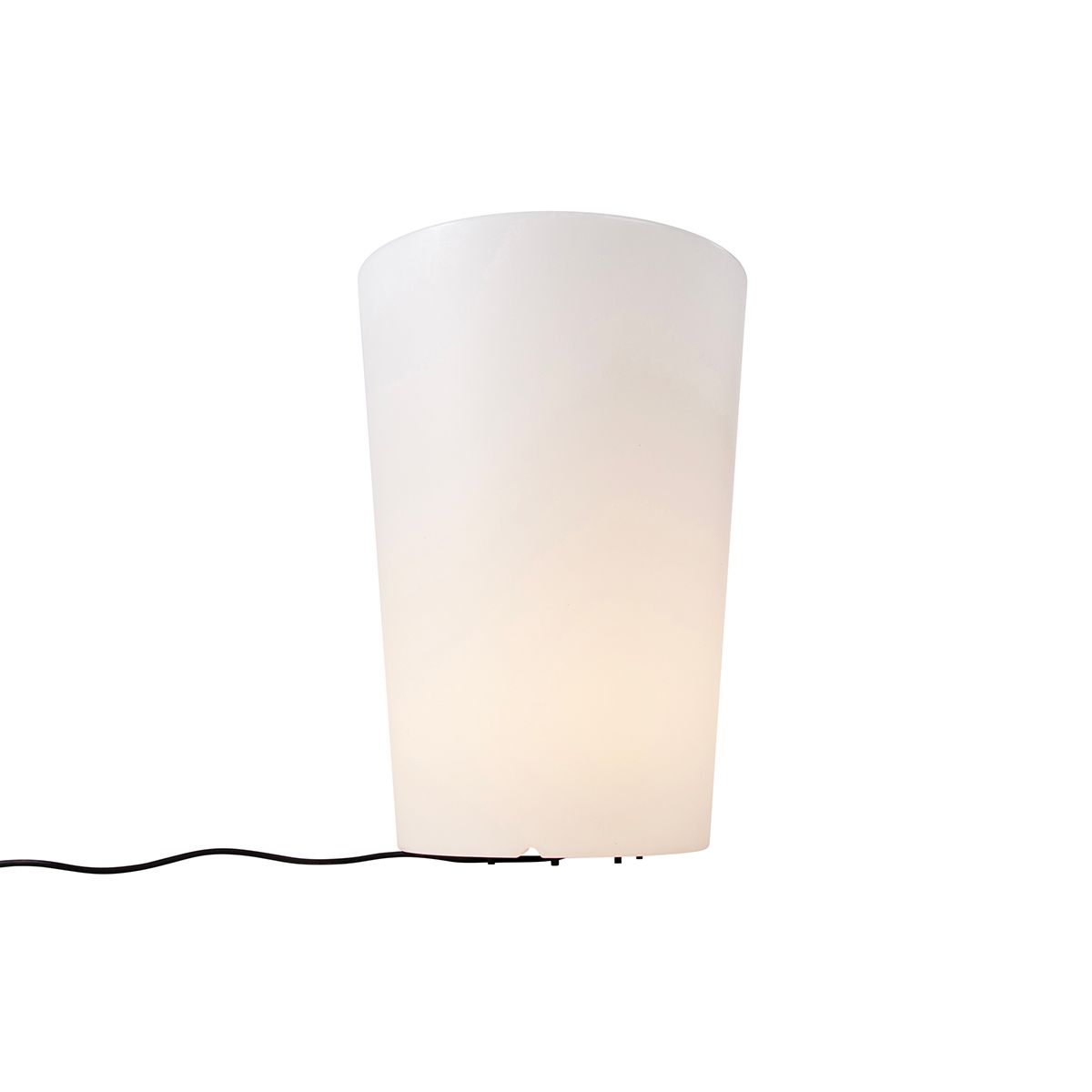 Smart buiten vloerlamp bloempot wit IP65 incl. LED Wifi A60 - Verano