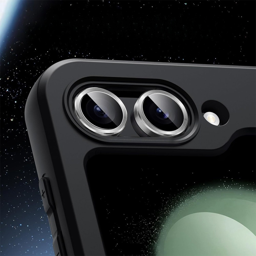 Samsung Galaxy Z Flip7 Kameraschutz Objektiv Ring Protector Abdeckung - Schwarz