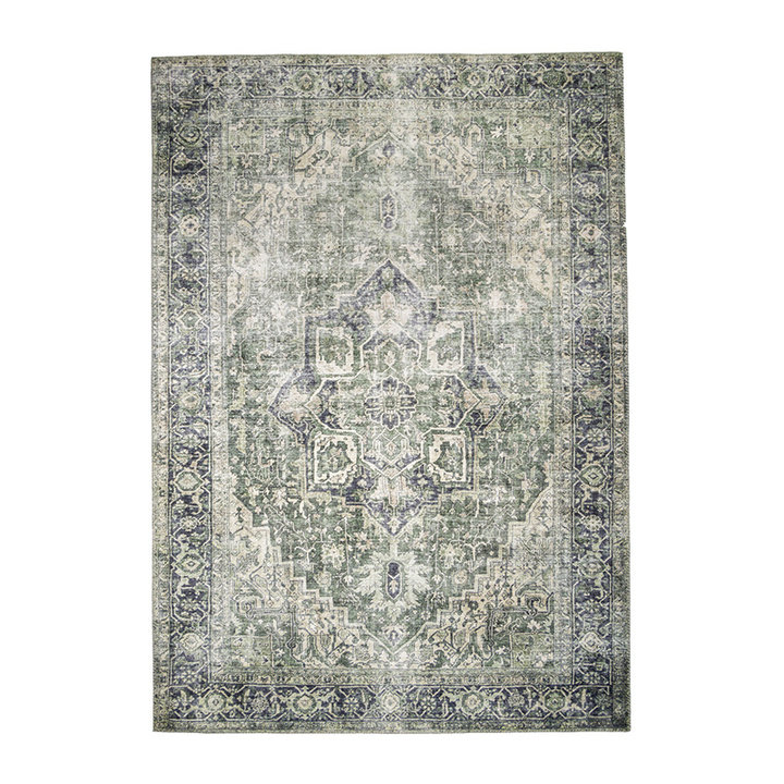 Vintage vloerkleed - Lugan Groen | Ruim assortiment