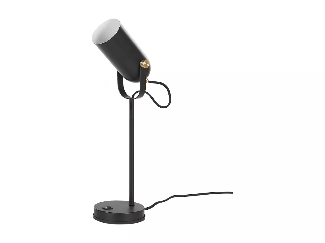 Lampe de bureau TYRIA Réglable Métal Noir