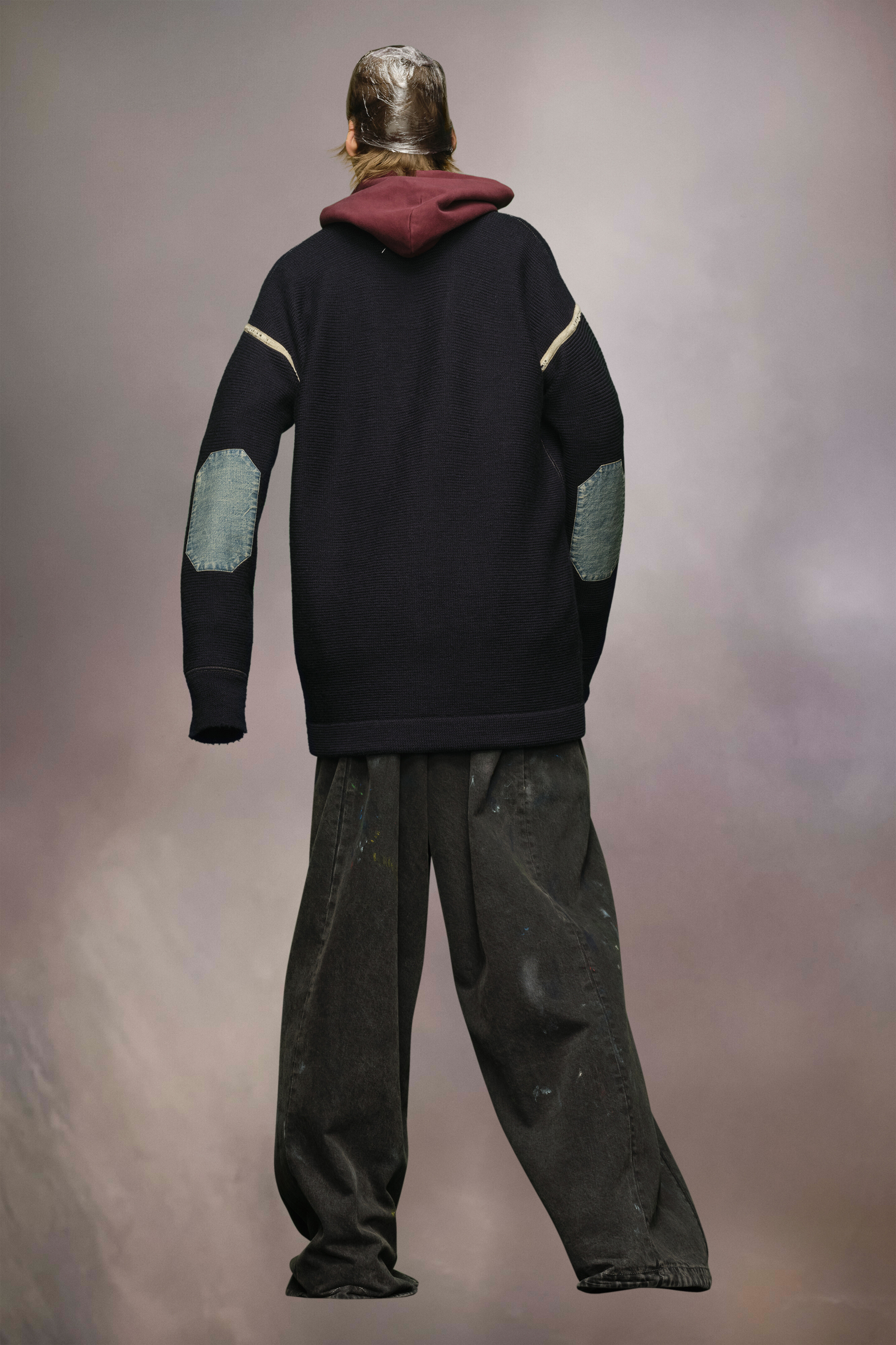 Cardigan avec coudières
