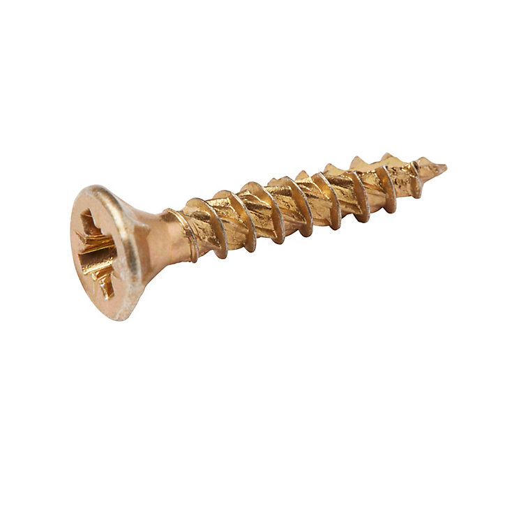 Vis à bois Turbodrive Premium pozidriv zinguée jaune 3.5x20 mm - 20 pièces