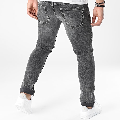 Jean Slim Loom Noir Chiné