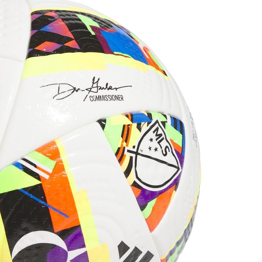 adidas Ballon Pro MLS Ballon de Match - Blanc/Noir/Multicolor